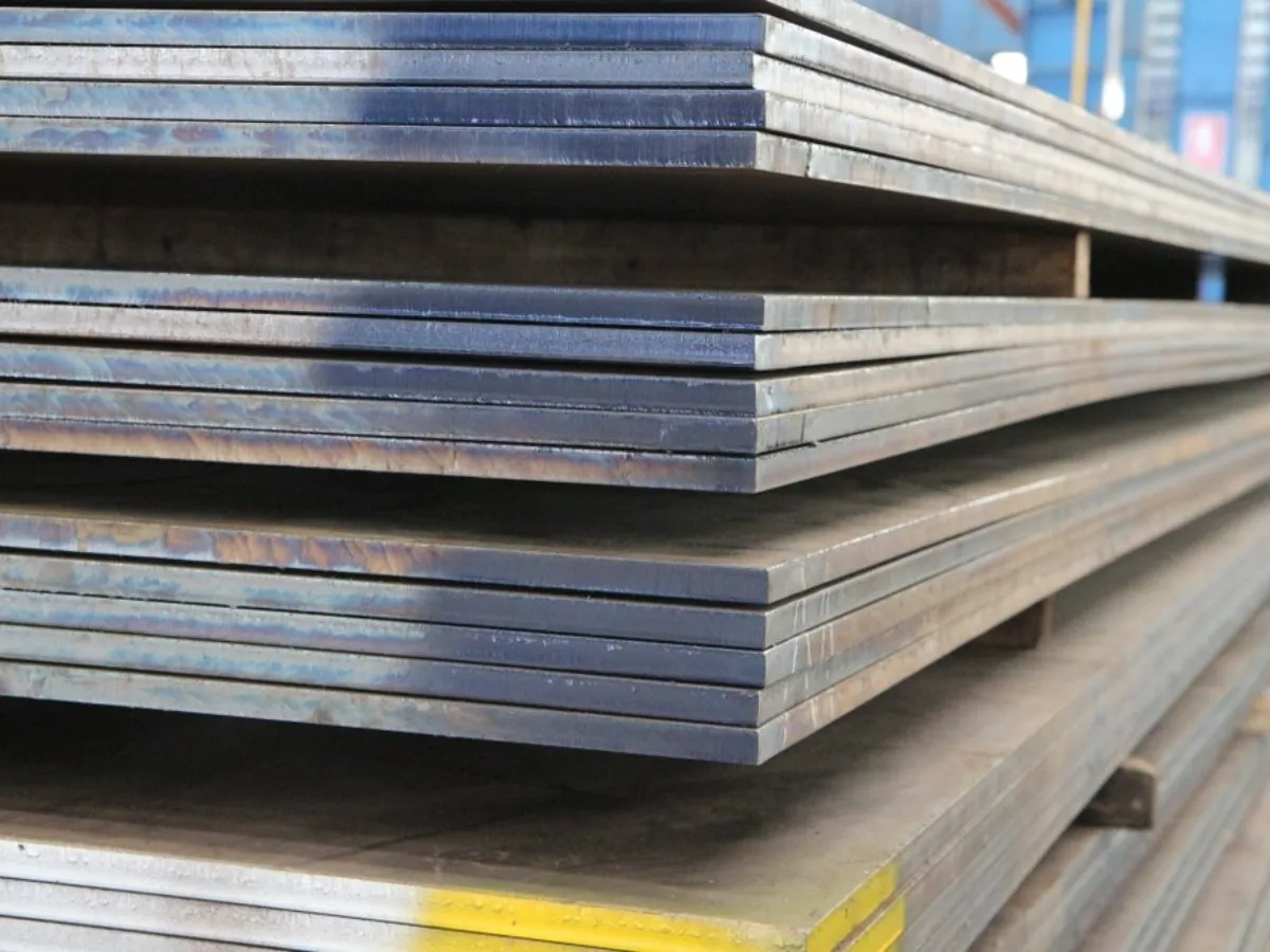 Steel plates supply inventory