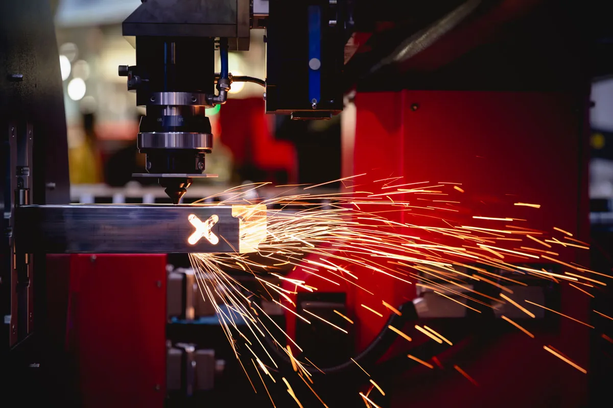 Welding and cutting automation line