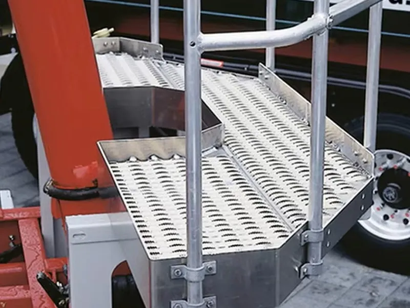 Rejilla galvanizada en caliente Grip Strut - anti-slip safety grating close-up