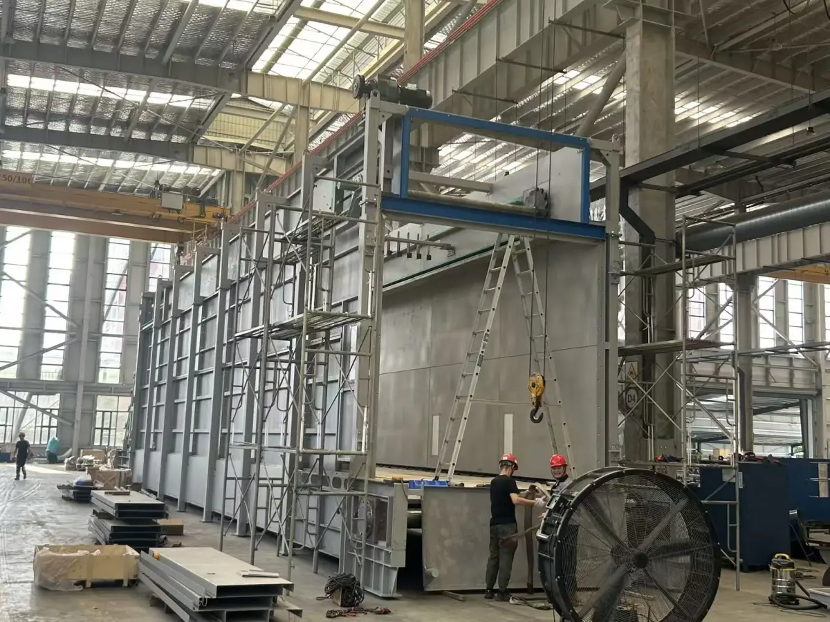Imagen de referencia de fabricación estructural de maquinaria pesada