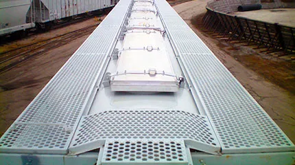 Perf-O-Grip Rejilla para pasarelas de centrales eléctricas - anti-slip safety grating close-up