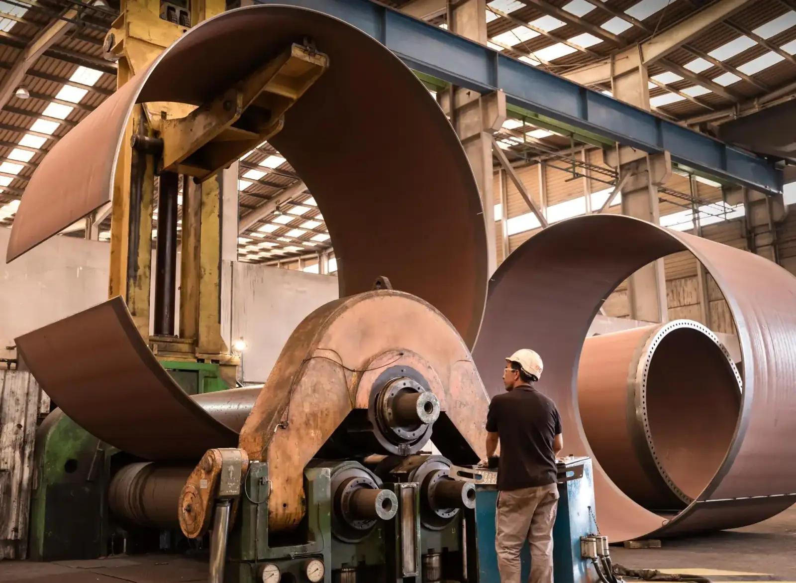 s355 steel wind