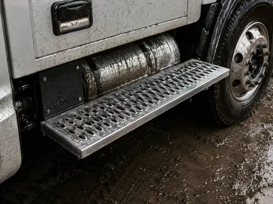 3.0mm aluminum safety step tread for truck steps