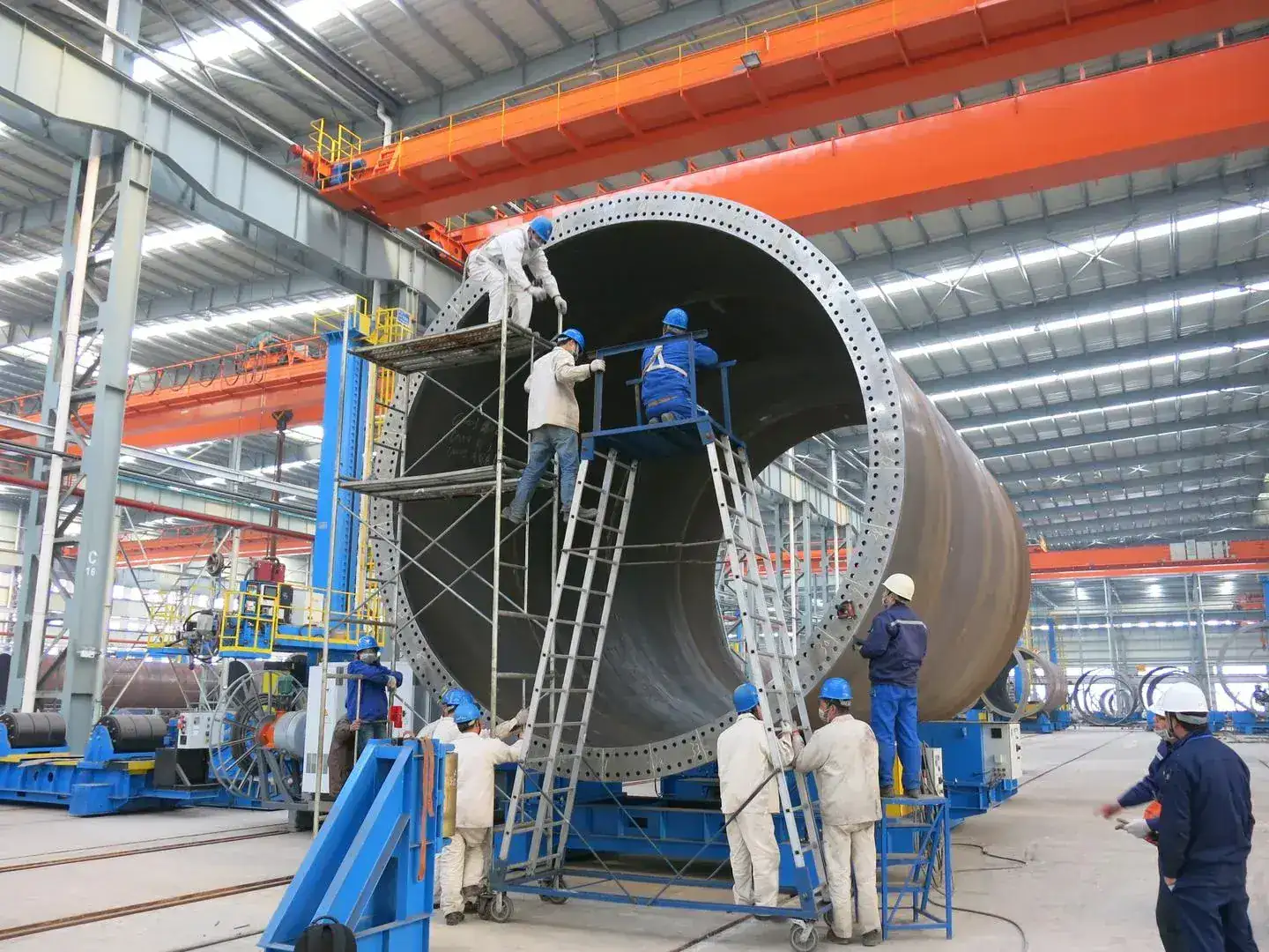 Offshore Transition Piece Flange Machining
